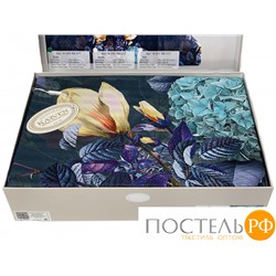 Постельное белье Карвен Stripe Satin с цветным принтом 1.5 спальное N249 -SB017(4пр.)