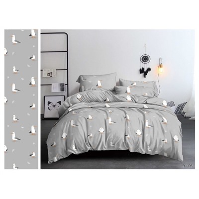 Постельное белье Чайки полисатин ,наволочки 50х70 и 70х70см