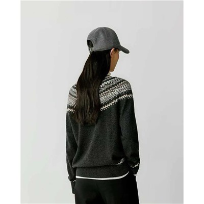 Женский пуловер с короткой молнией  Icicl*e