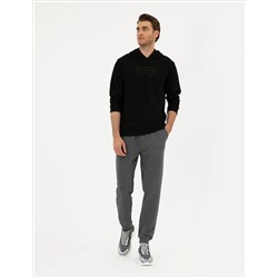 Siyah Regular Fit Sweatshirt