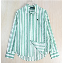 Женская рубашка в широкую полоску из хлопка РАЛЬ*Ф Л