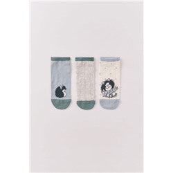 Pack 3 calcetines cortos Mafalda