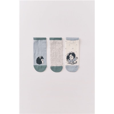 Pack 3 calcetines cortos Mafalda