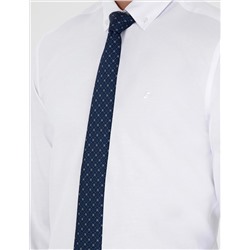 Beyaz Slim Fit Uzun Kollu Gömlek