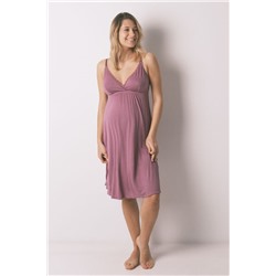 Camisón "maternity" tirantes rosa