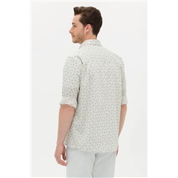 Erkek Yeşil Uzun Kollu Gömlek