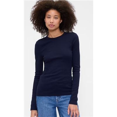 Essential Ribbed Crewneck T-Shirt