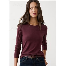 Timeless Long-Sleeve Crew-Neck T-Shirt