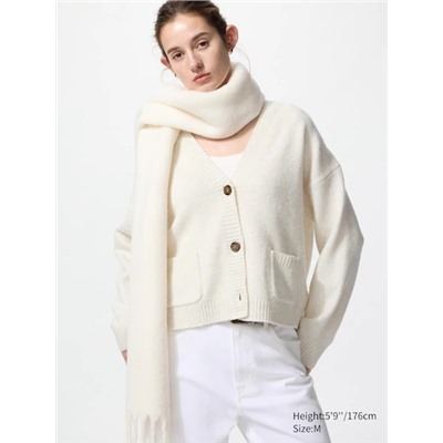 Soufflé Yarn Short Cardigan