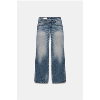 TRF LOW-RISE WIDE-LEG JEANS