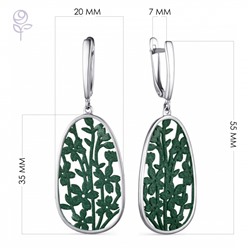 Серьги серебро 52914SZ