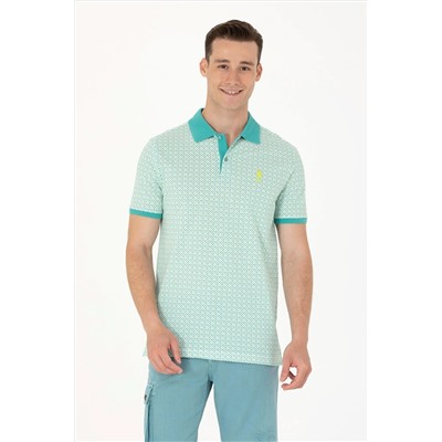 Erkek Mint Polo Yaka Tişört