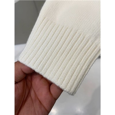 Мужской свободный пуловер плотной вязки СК