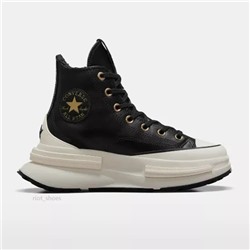 Converse Run Star Legacy Leather & Fur Sherpa Black - A12442C Expeditedship