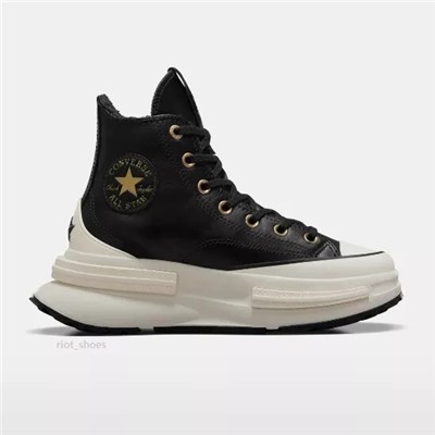 Converse Run Star Legacy Leather & Fur Sherpa Black - A12442C Expeditedship
