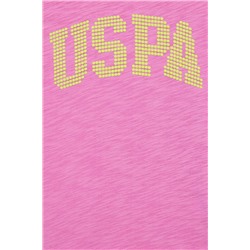 Kız Çocuk Lila Bisiklet Yaka Tişört