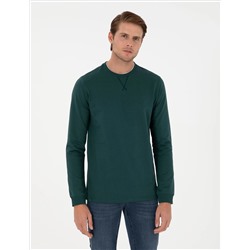 Zümrüt Regular Fit Bisiklet Yaka Basic Sweatshirt