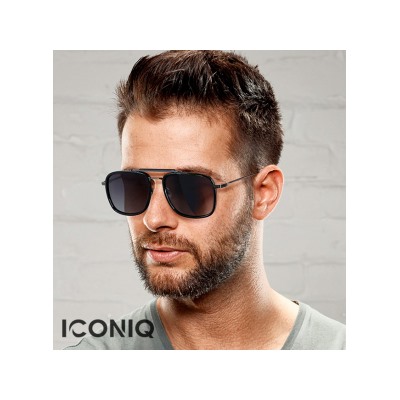 IQ30066 - Солнцезащитные очки ICONIQ TR3366 Bright Black Silver progressive purple C01-P73