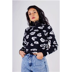 Джемпер с фиксатором Леопард арт.23377