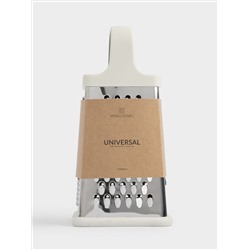 Терка, 21 см, четырехгранная, сталь/пластик, серо-бежевая, Universal