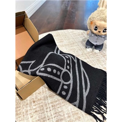 Мягкий двусторонний теплый шарф  Vivienn*e Westwoo*d