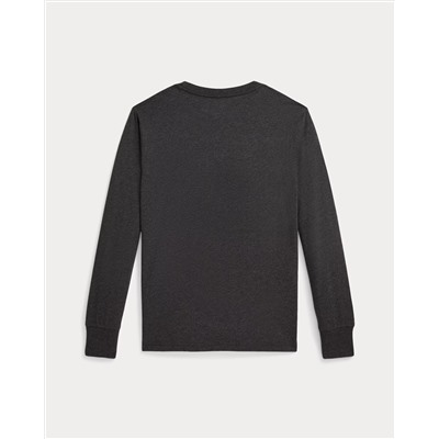 Logo Cotton Long-Sleeve Tee Save your Wishlist Boys 8-20