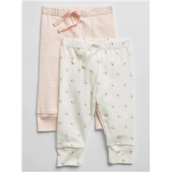 Baby Print Pull-On Pants (2-Pack)