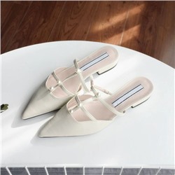 Женские мюли, экспорт, оригинал, остаток партии с фабрики ✔️Toomanyshoe*s Новинка 2024 года!