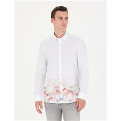 Açık Yeşil Regular Fit Uzun Kollu Gömlek