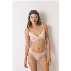 Braga clásica algodón rosa