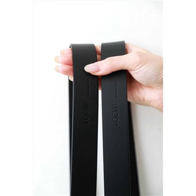 Женский широкий ремень Loewe  из коровьей кожи с металлической латунной пряжкой Экспорт в Испанию