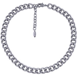 Колье (покрытие родий) 43-48см, Есть комплект