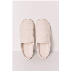 Zapatillas casa acolchadas blanco