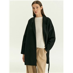 Полупальто-халат из шерсти, R136/agato