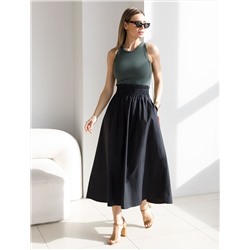 Юбка из легкого хлопкового поплина