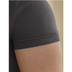 Футболка slim fit  из премиального хлопка с эластаном