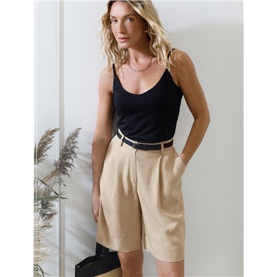 Шорты изо льна с вискозой