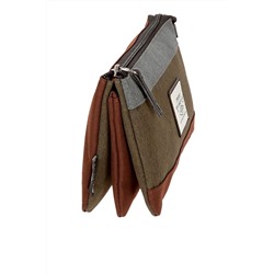 Estuche Caqui y marrón