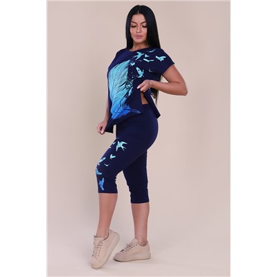 Костюм с бриджами - Пташка - 597