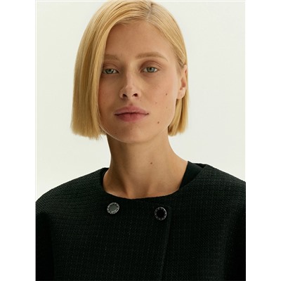 Жакет прямого кроя из костюмной шерсти, Жакет ML884/park