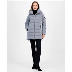 BCBG Women's Hooded Puffer Coat