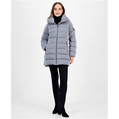 BCBG Women's Hooded Puffer Coat