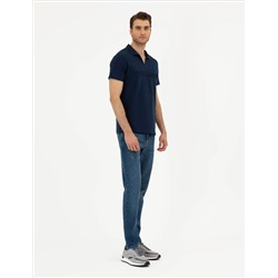 Lacivert Slim Fit Tişört