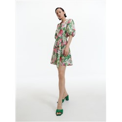 Мини-платье из хлопка