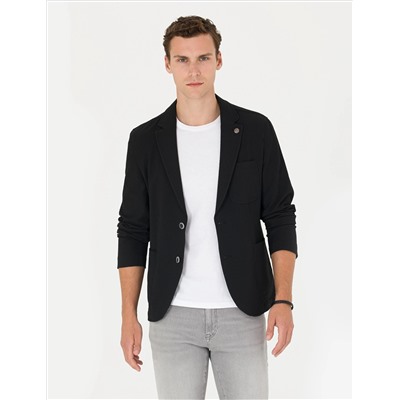 Siyah Ekstra Slim Fit Blazer Ceket