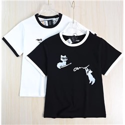 Женская хлопковая футболка КАР*Л 😎