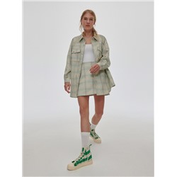 Checked mini skirt