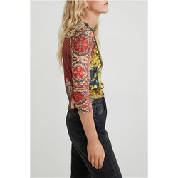 Camiseta mangas tul Polinesia