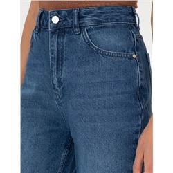 Açık Mavi Mom High Waist Fit Jean Pantolon