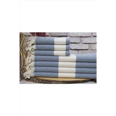 Fabric Box %100 Doğal Pamuk Elmas Peştemal Banyo Havlusu Türk Havlusu Hamam Plaj Havlusu